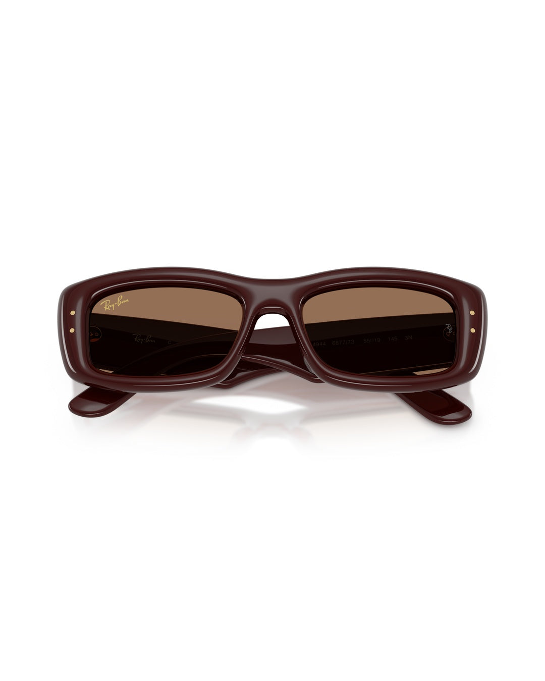 Kiliane Puffer Sunglasses - Transparent Dark Brown - Ray-Ban