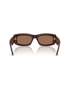 Kiliane Puffer Sunglasses - Transparent Dark Brown - Ray-Ban