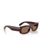 Kiliane Puffer Sunglasses - Transparent Dark Brown - Ray-Ban
