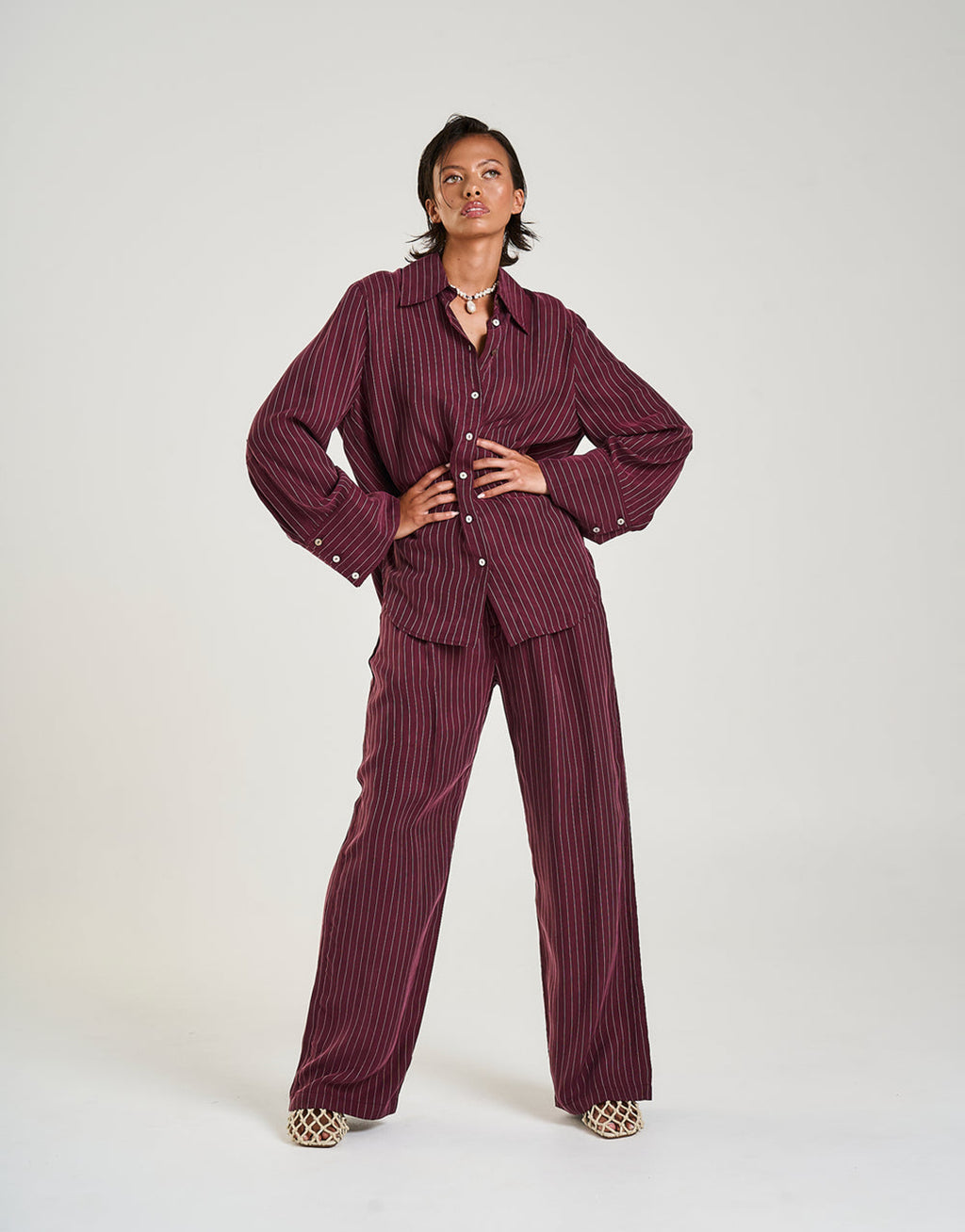 Boss Pants - Kina Pinstripe
