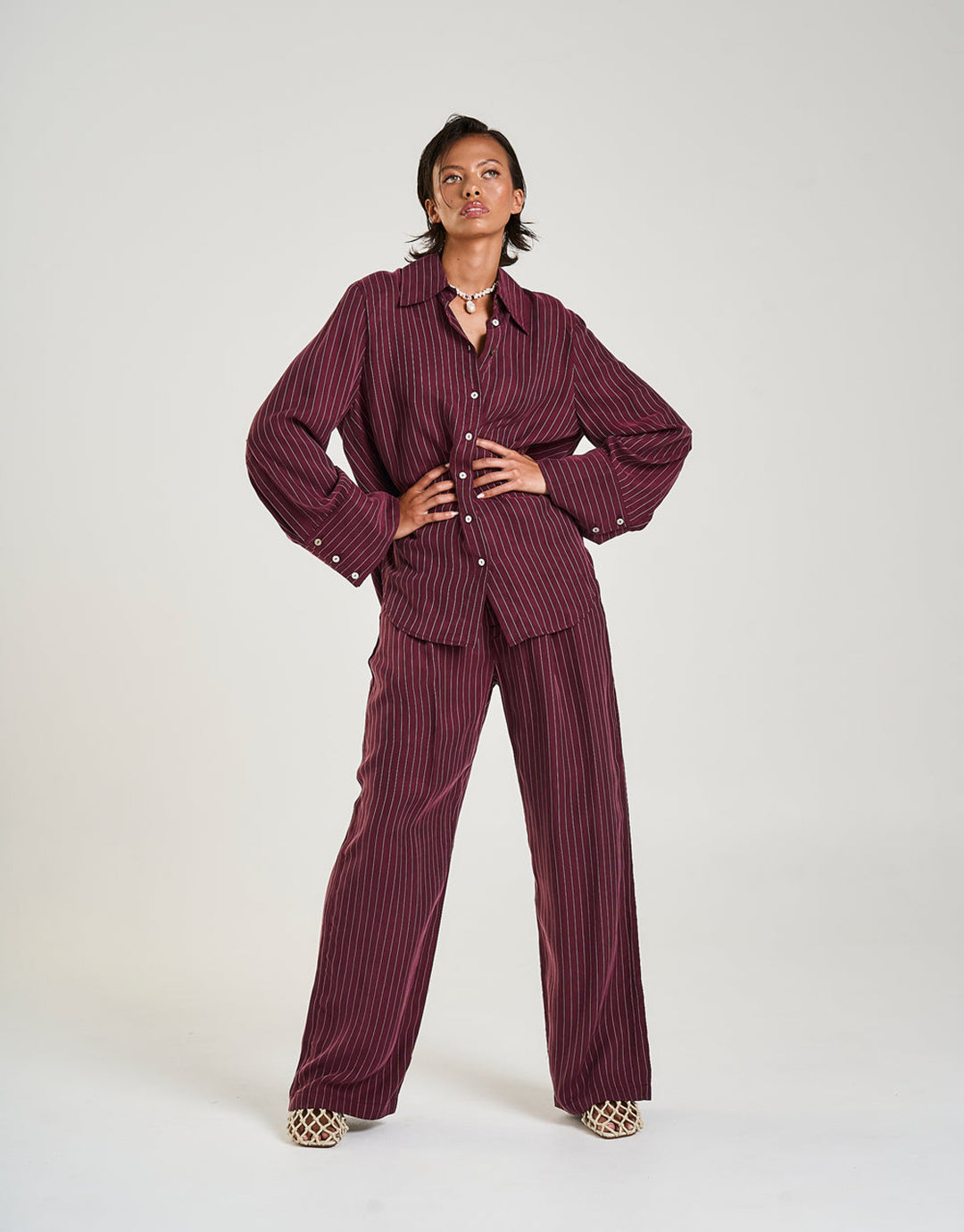 Boss Pants - Kina Pinstripe