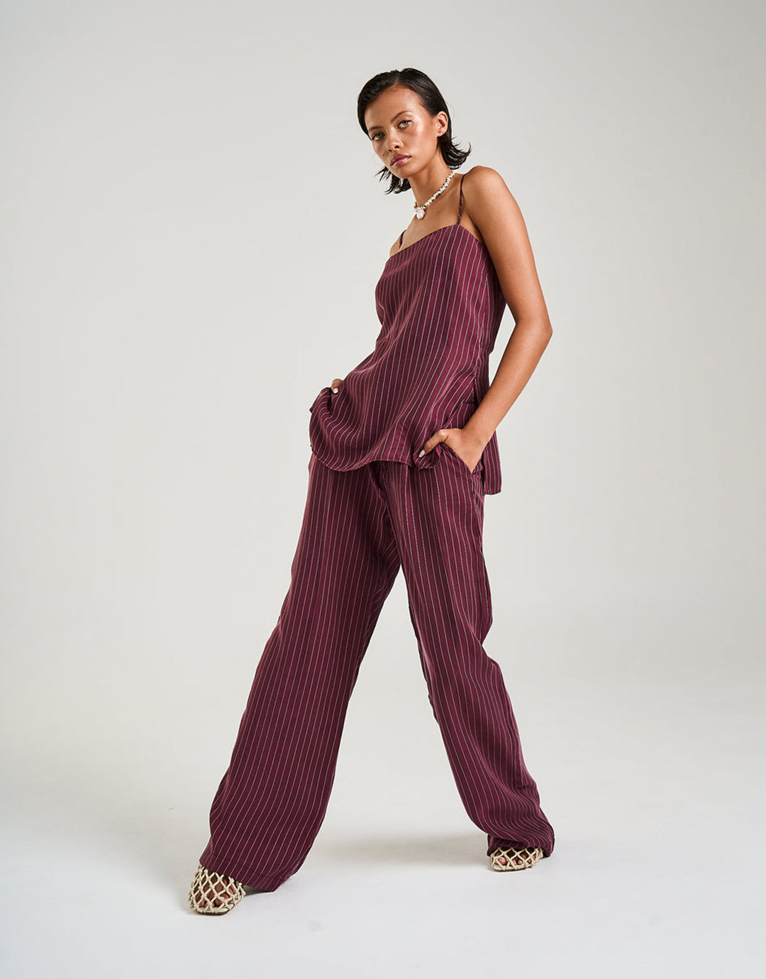 Boss Pants - Kina Pinstripe