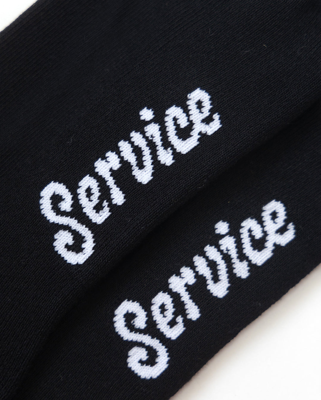 Knife & Fork Socks - Black - Service Works
