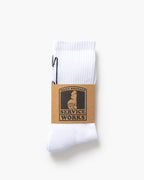 Knife & Fork Socks - White - Service Works