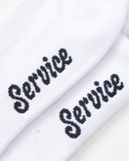 Knife & Fork Socks - White - Service Works