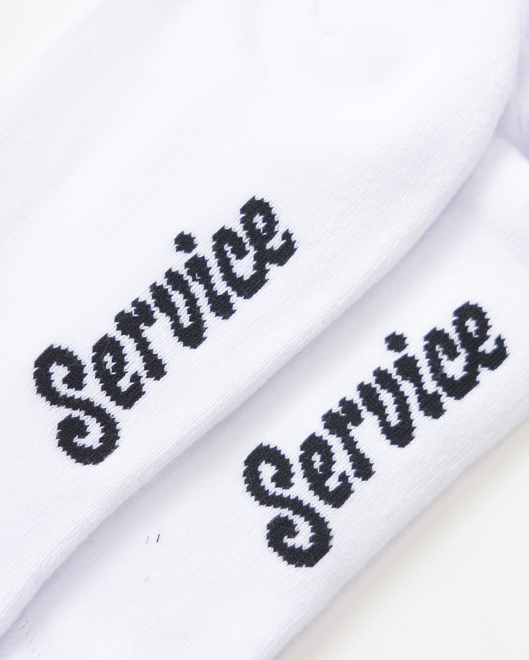 Knife & Fork Socks - White - Service Works