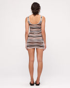Knit Mini Dress - Black Stripe - Zulu and Zephyr