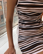 Knit Mini Dress - Black Stripe - Zulu and Zephyr