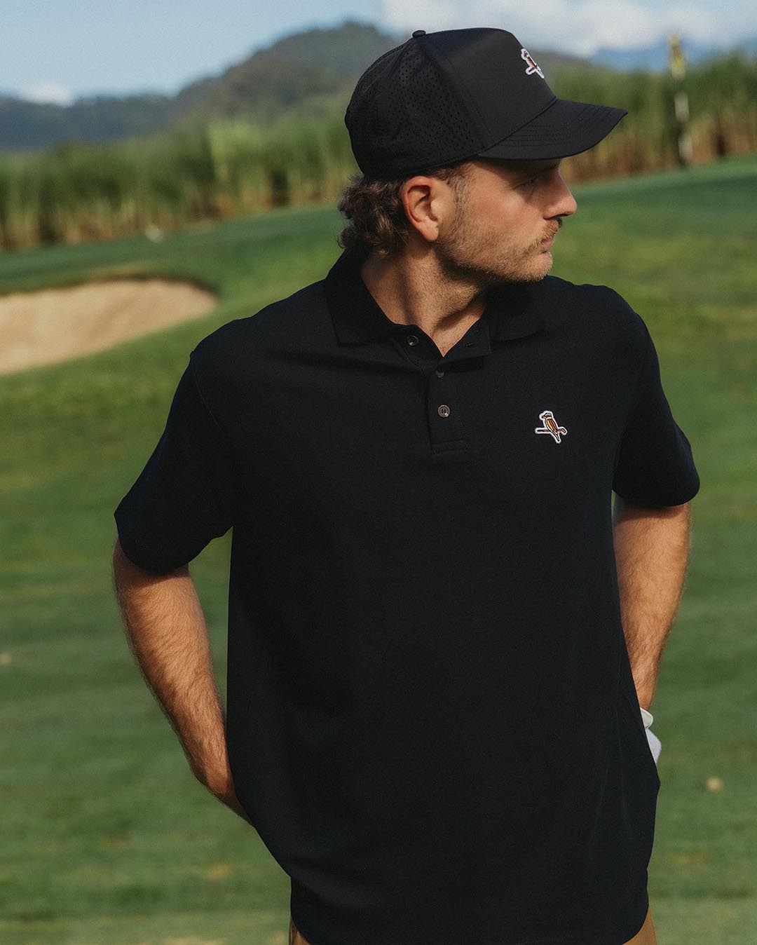 Kooka Polo - Black - Walker Golf Things