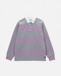 Langdon Rugby Shirt - Heather Purple - Gramicci