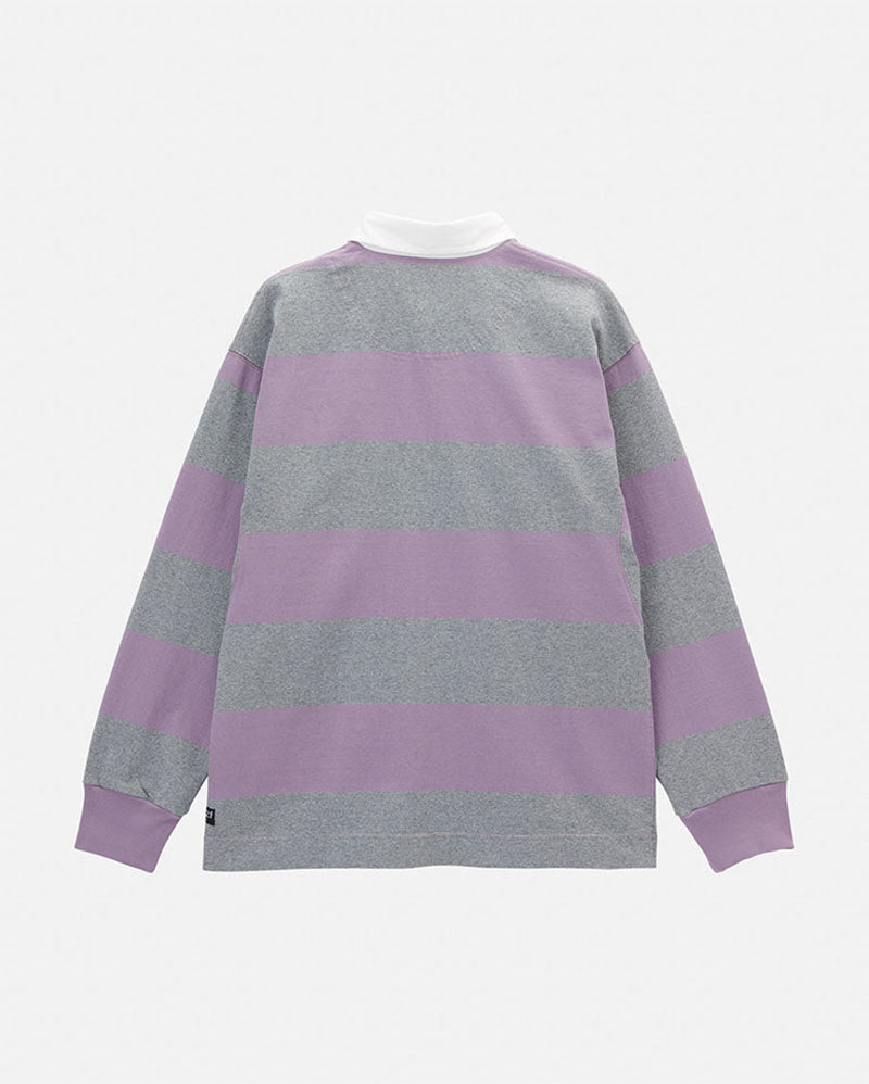 Langdon Rugby Shirt - Heather Purple - Gramicci