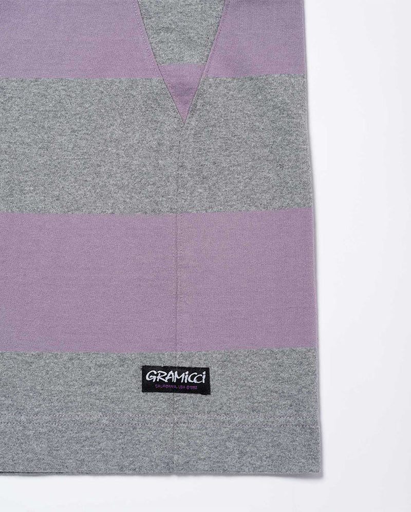 Langdon Rugby Shirt - Heather Purple - Gramicci
