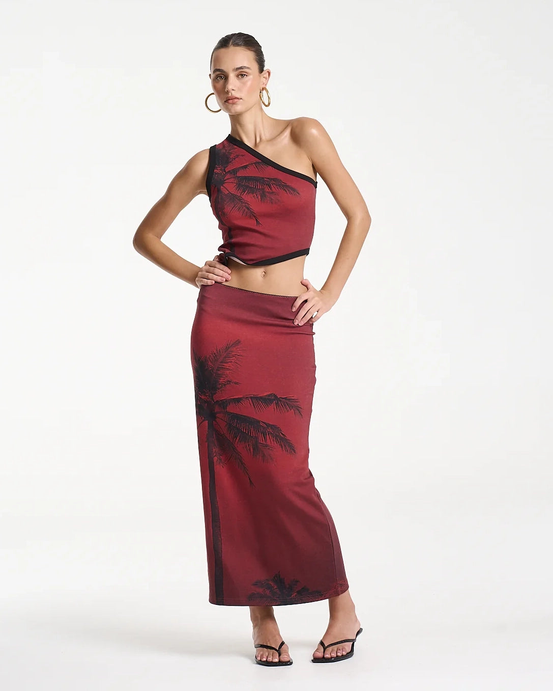 Summi Midi Skirt - La Palma
