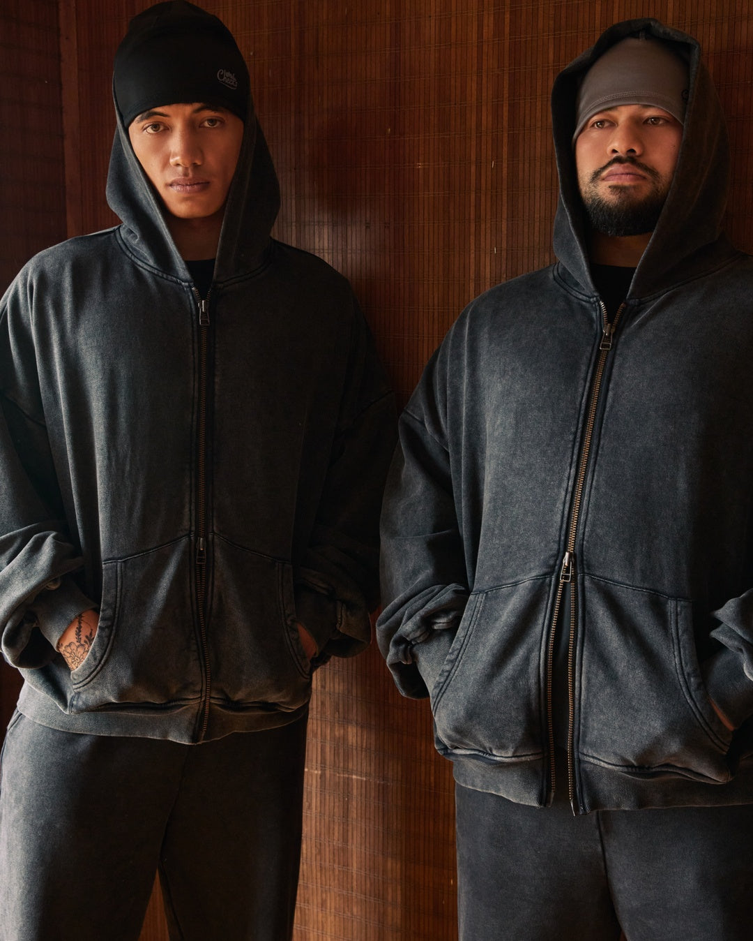 Lark Sweatpants - Black Wash - Checks Downtown