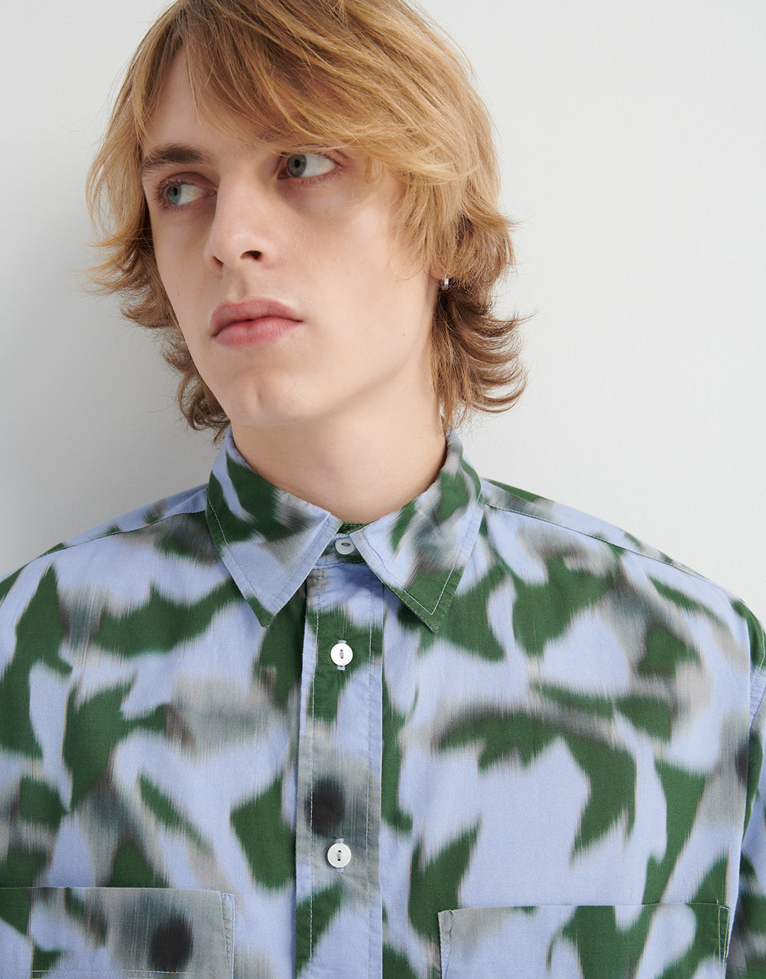 Kowtow Lewis Shirt - Misty Floral | Wally NZ Kowtow Lewis Shirt - Misty Floral | Wally NZ