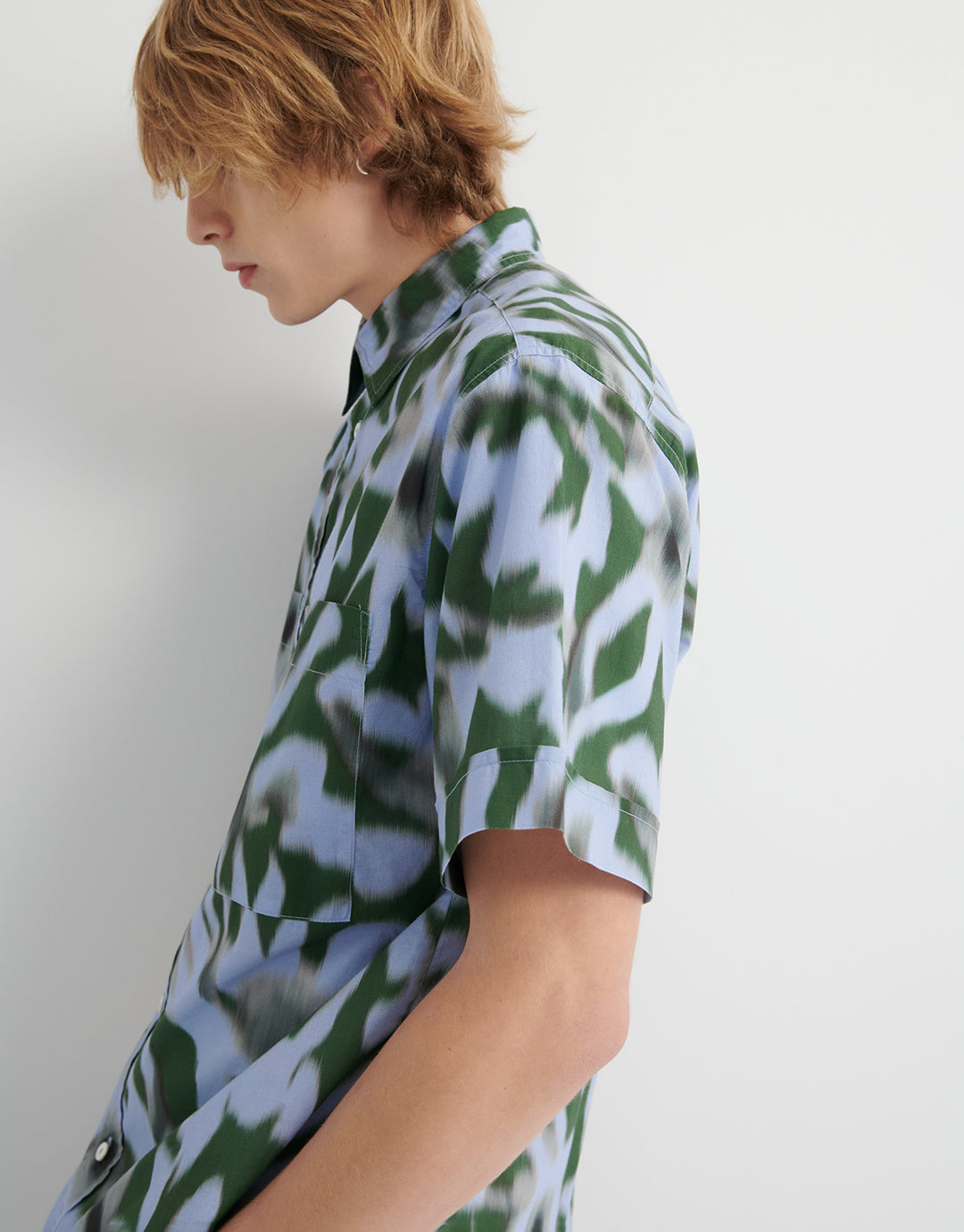 Lewis Shirt - Misty Floral by Kowtow - view 2