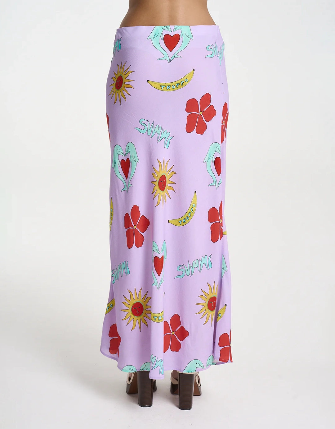 Slip Skirt - Lilac Troppo