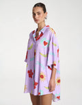 Big Shirt - Lilac Troppo by Summi Summi
