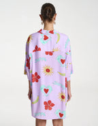 Big Shirt - Lilac Troppo by Summi Summi - view 2