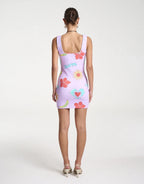 Elle Mini Dress - Lilac Troppo by Summi Summi - view 4