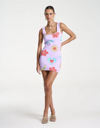 Elle Mini Dress - Lilac Troppo by Summi Summi - view 2