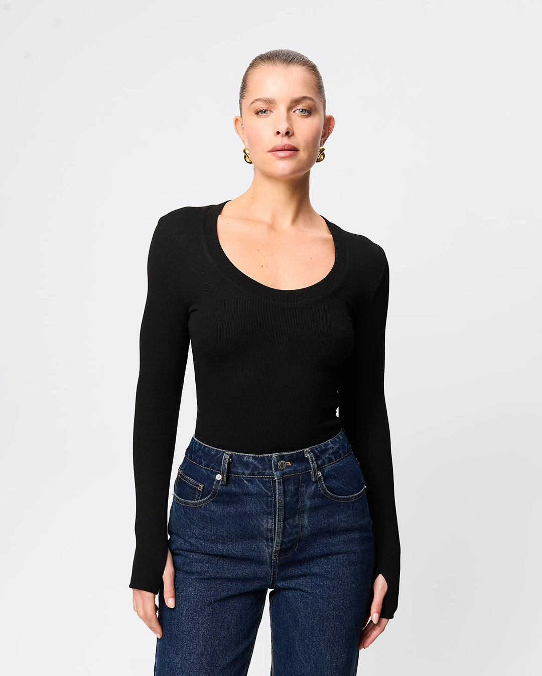 Lincoln Top - Black - Mossman
