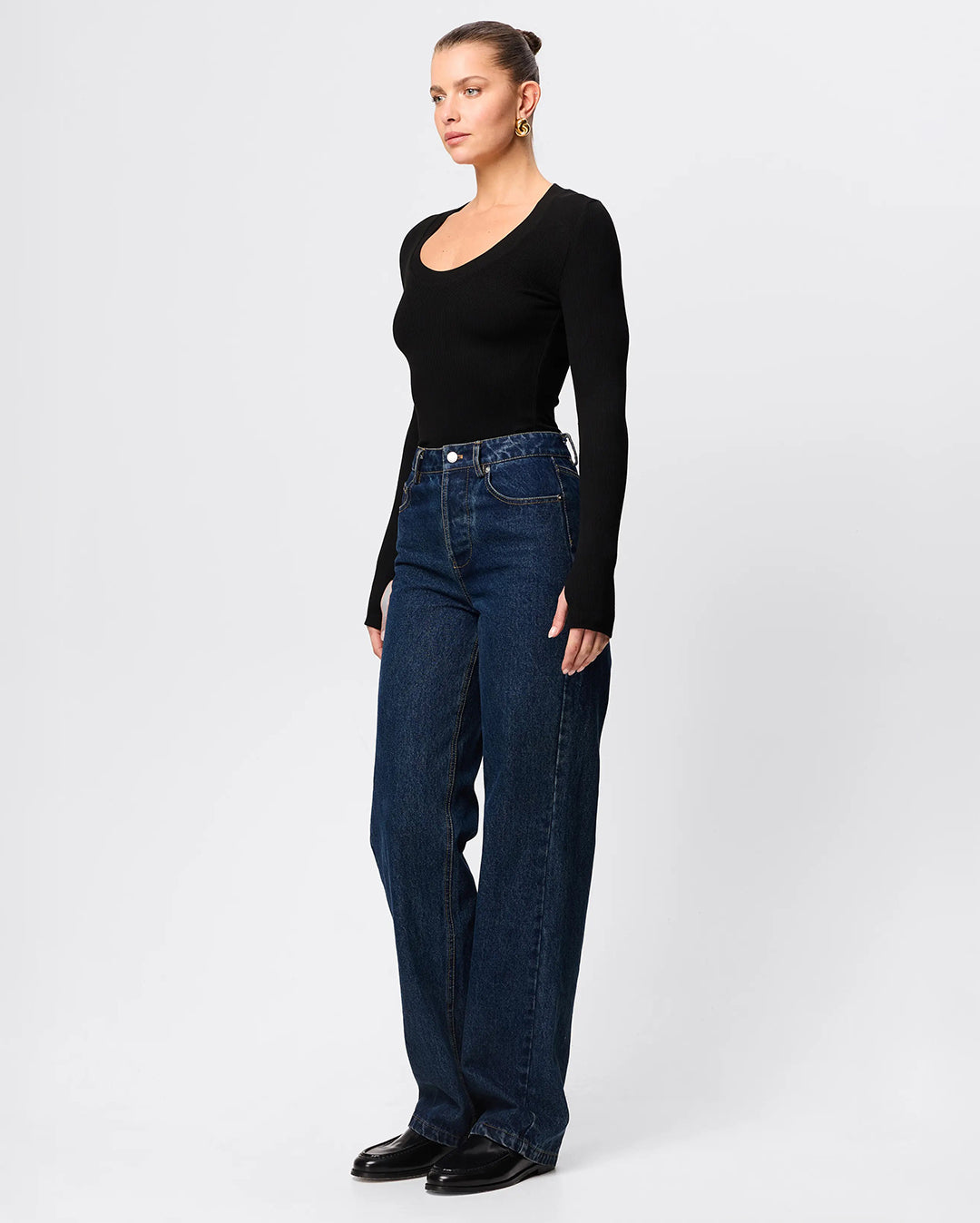 Lincoln Top - Black - Mossman