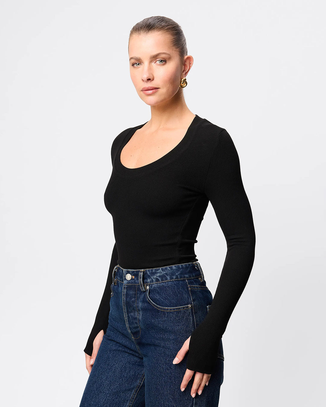 Lincoln Top - Black - Mossman