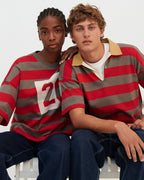 Line Up Jersey - Poppy Stripe - Kowtow