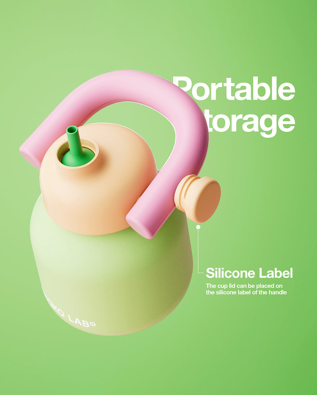LinLin Kettle 1000ml - New Green - Chako Lab