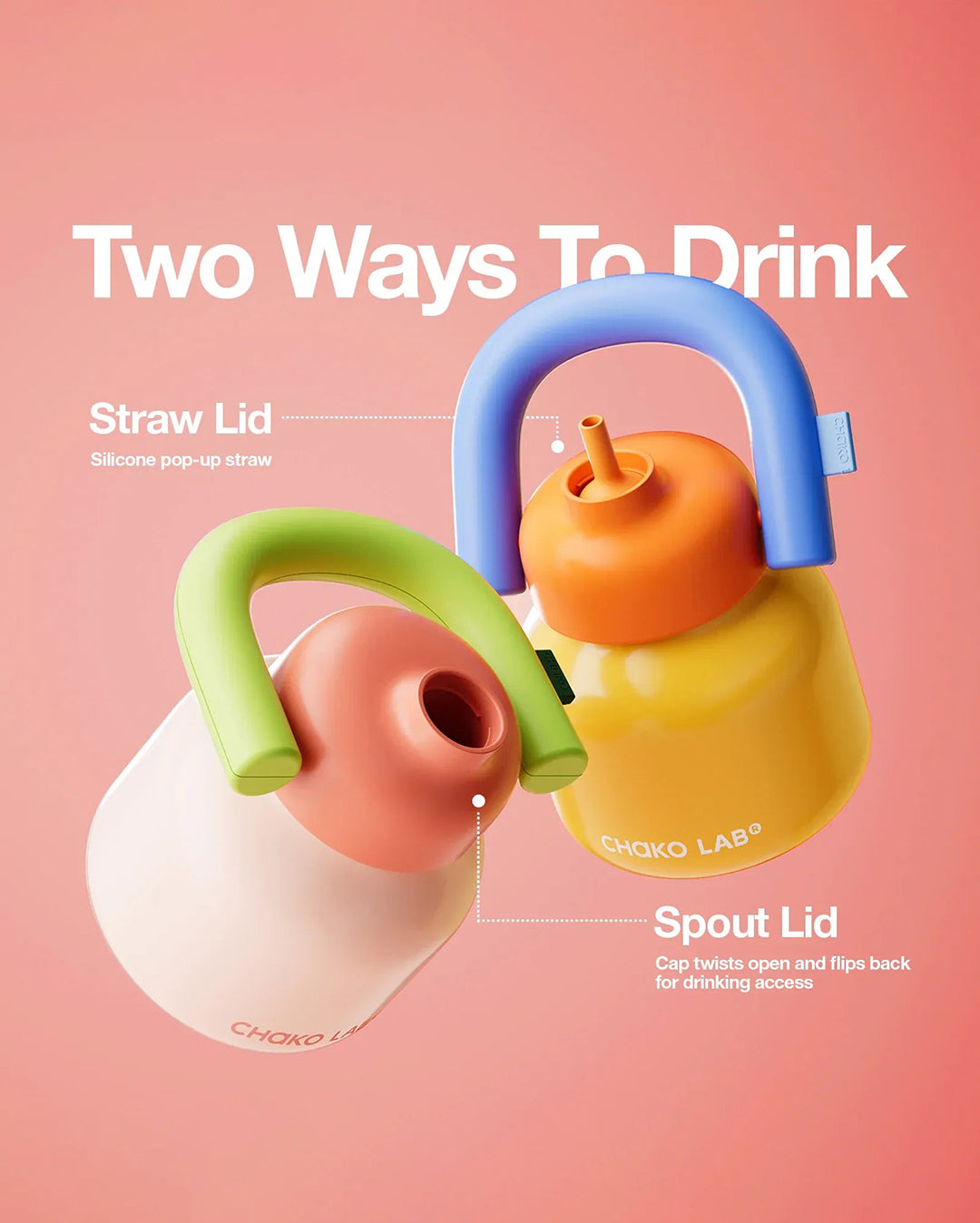 LinLin Kettle 1000ml - Pink - Chako Lab