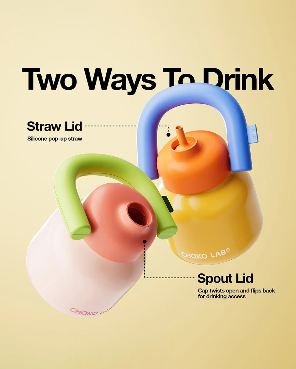 LinLin Kettle 1000ml - Yellow - Chako Lab