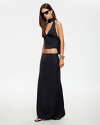 Front Row Maxi Skirt - Noir - Lioness