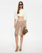Shoreline Midi Skirt - Leopard - Lioness