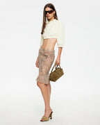 Shoreline Midi Skirt - Leopard - Lioness