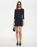Untamed Mini Dress - Nero - Lioness