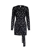 Ford Mini Dress - Noir Polka by Lioness - view 5