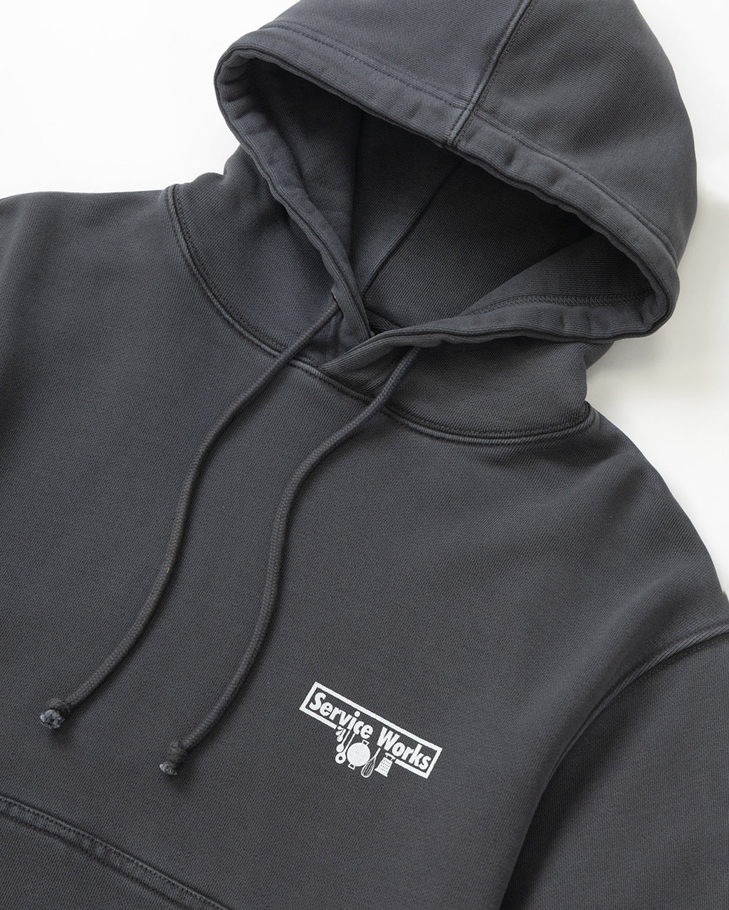 Loopback Trademark Hoodie - Black - Service Works