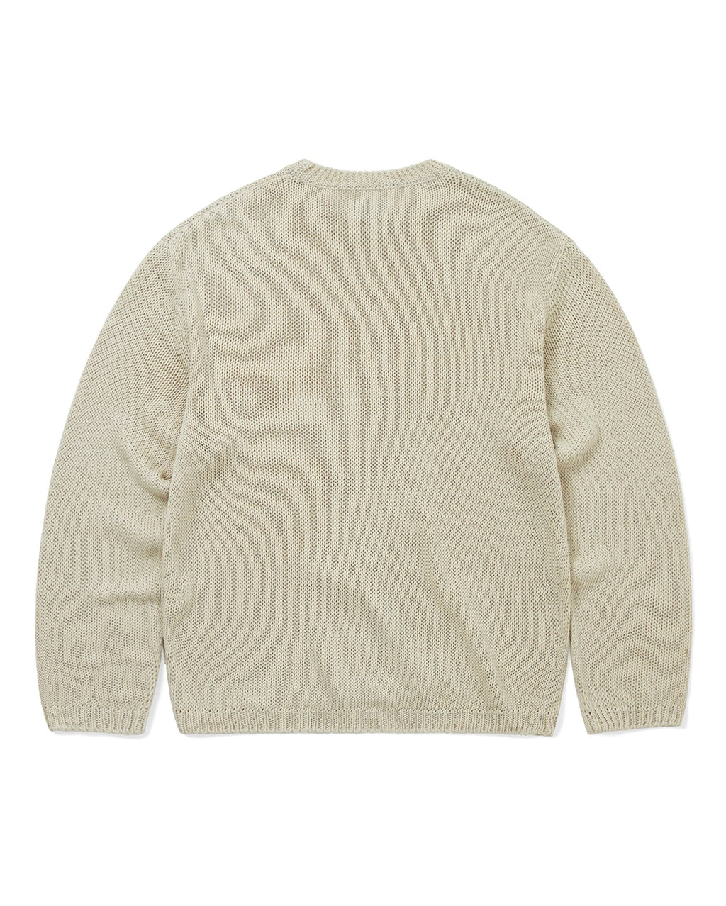 Loose Gauge Knit Crew - Dusty Ivory - thisisneverthat