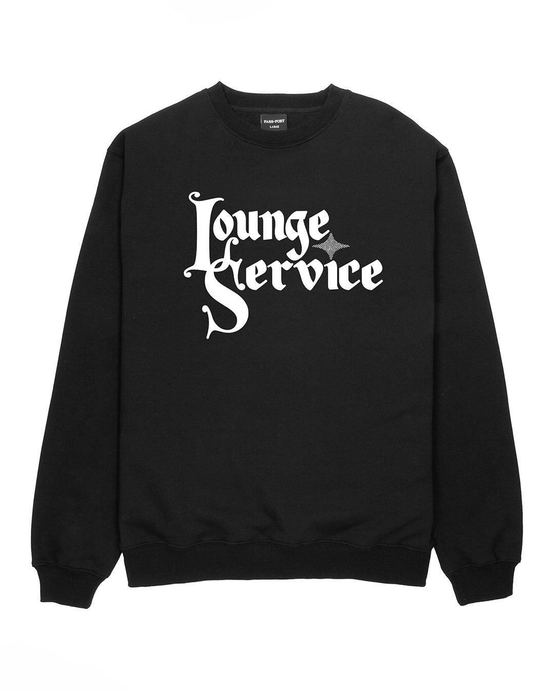 Lounge Service Sweater - Black - Pass-Port