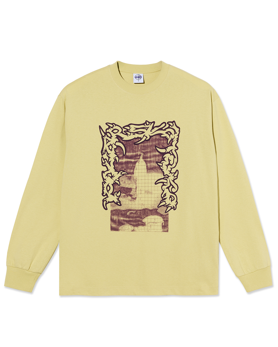 Long Sleeve Tee Passing Resemblance - Mignonette - Polar Skate Co