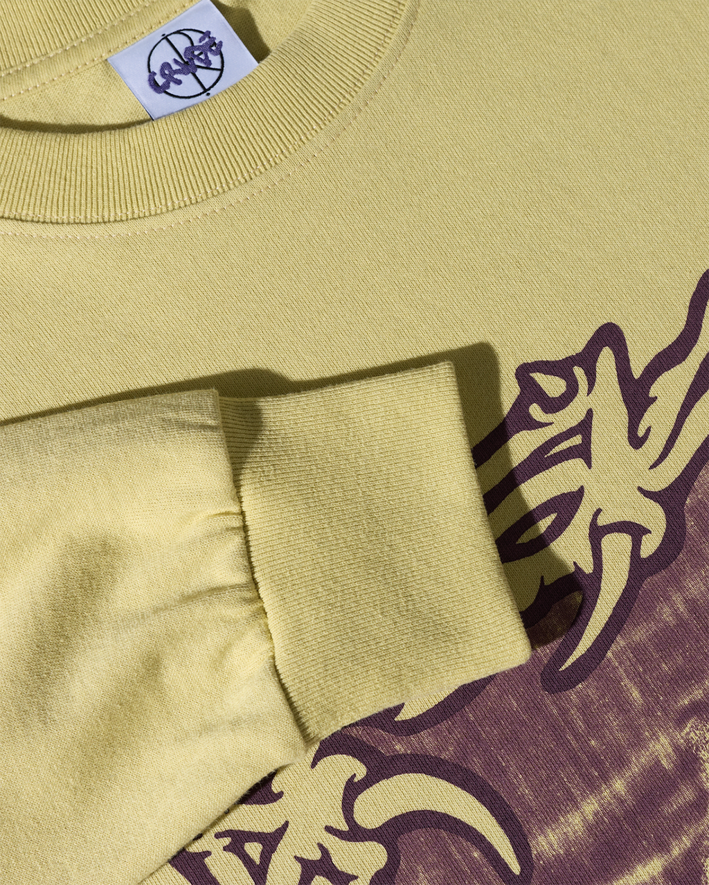 Long Sleeve Tee Passing Resemblance - Mignonette - Polar Skate Co