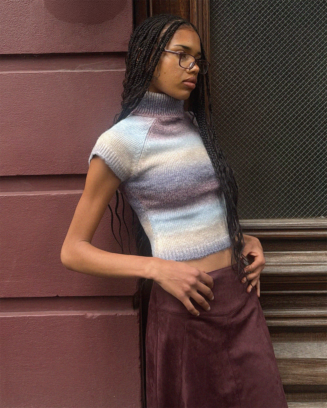 Lucilla Skivvy Tee - Cocoa Gradient - Ownley