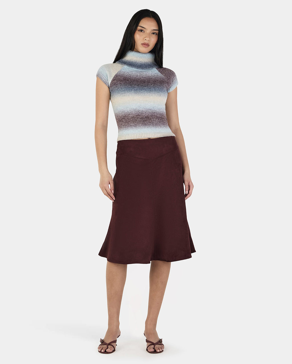 Lucilla Skivvy Tee - Cocoa Gradient - Ownley