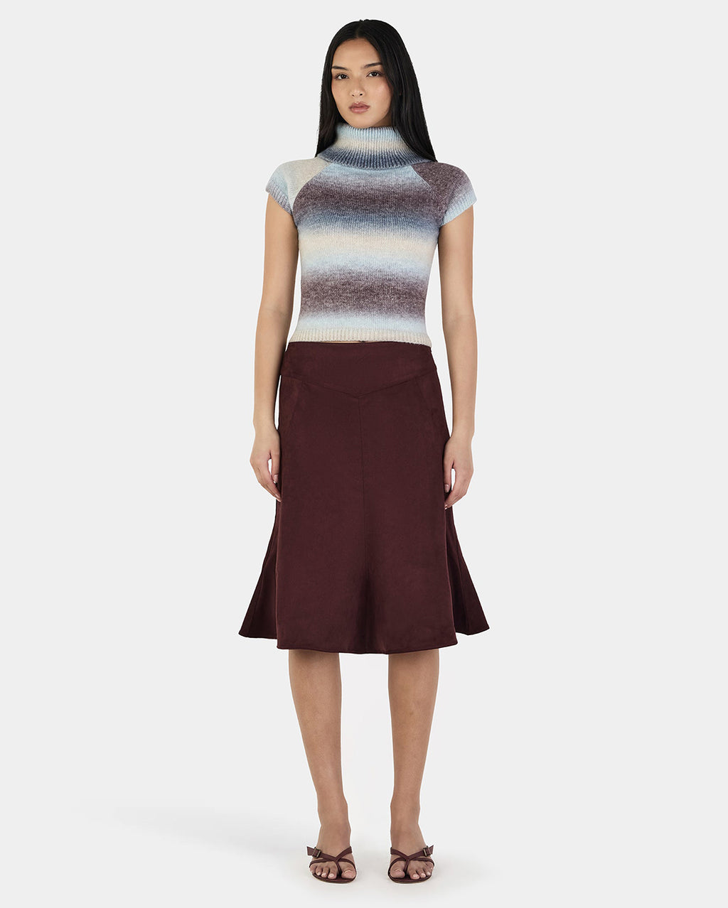 Lucilla Skivvy Tee - Cocoa Gradient - Ownley