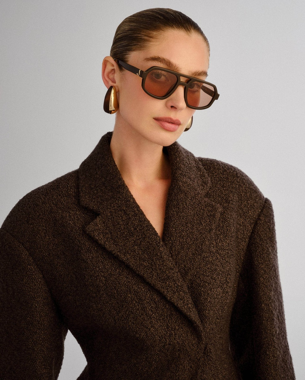 The Banks Sunglasses - Dark Chocolate - Luv Lou