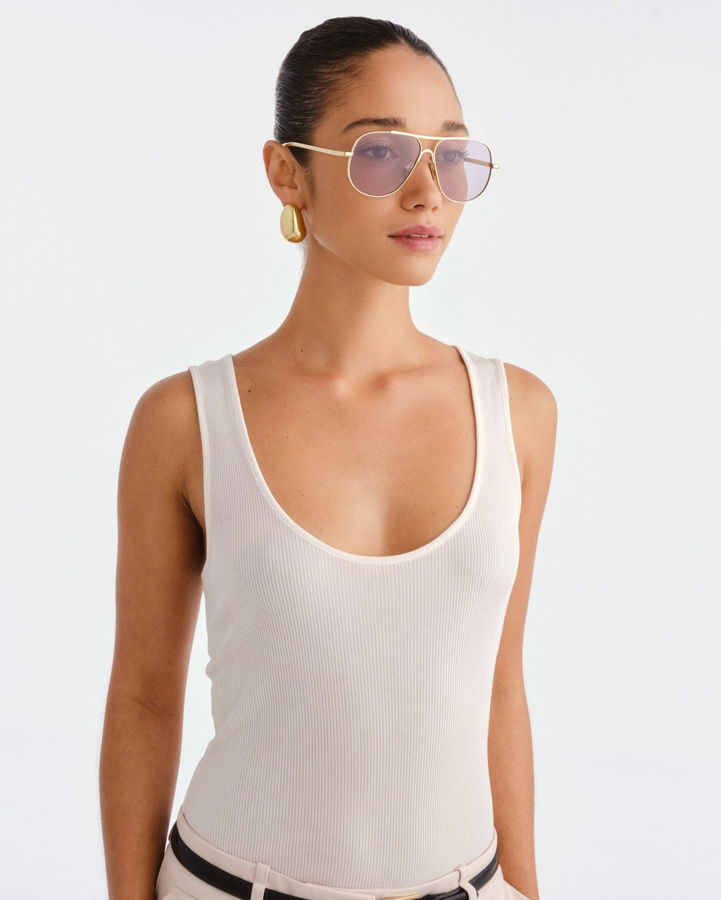 The Carter Sunglasses - Light Gold - Luv Lou