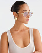 The Carter Sunglasses - Light Gold - Luv Lou