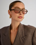 The Dusty Sunglasses - Dark Chocolate - Luv Lou