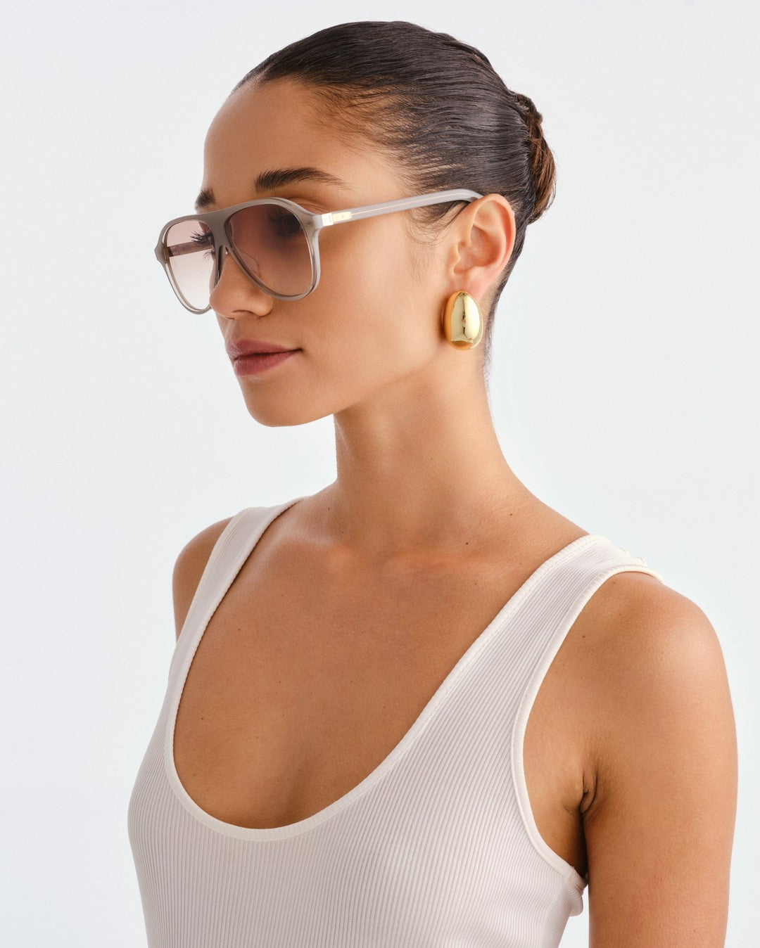 The Eve Sunglasses - Milky Eucalyptus - Luv Lou